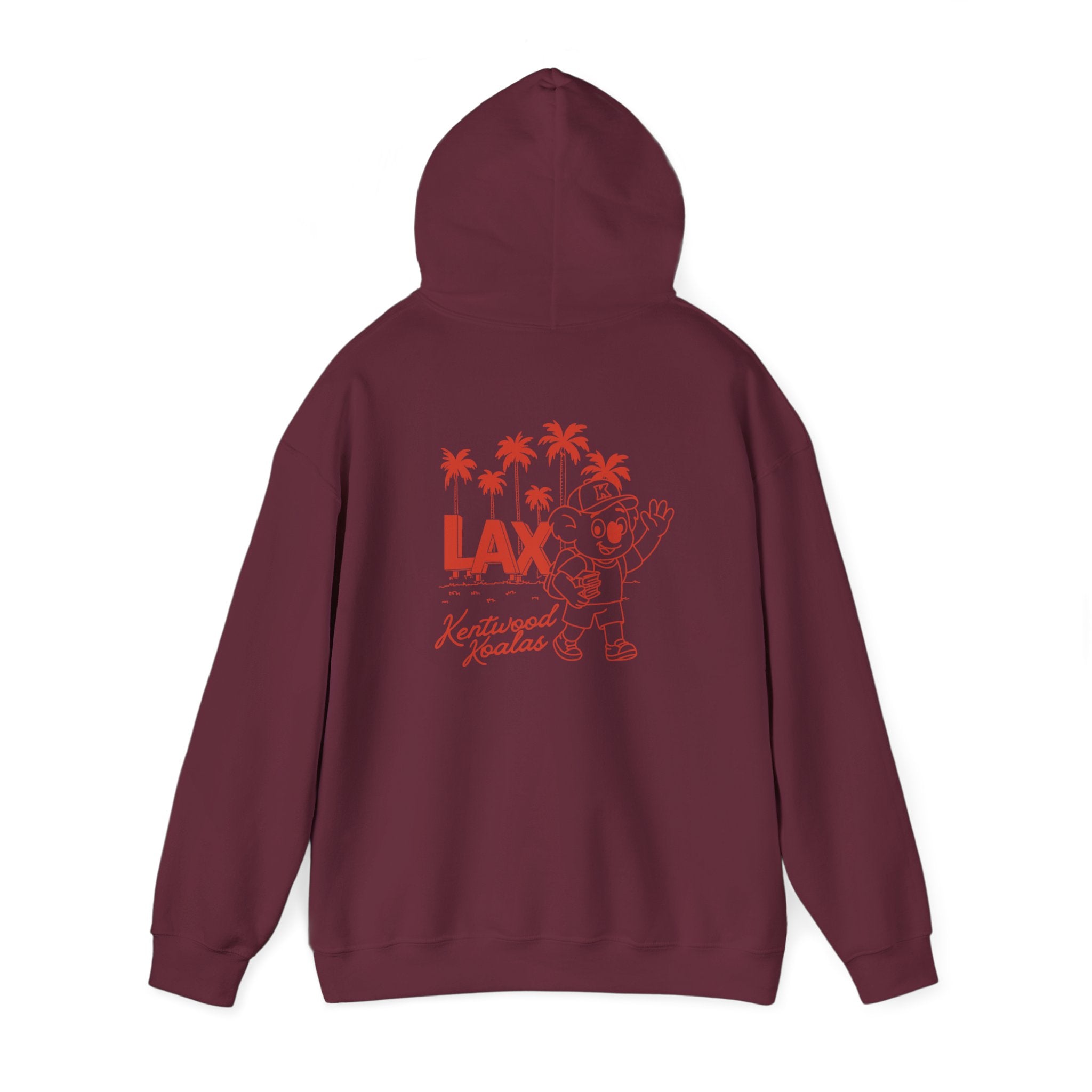Holiday Collection - LAX Kenny Adult Hoodie - Kentwood Koalas College Sweatshirt